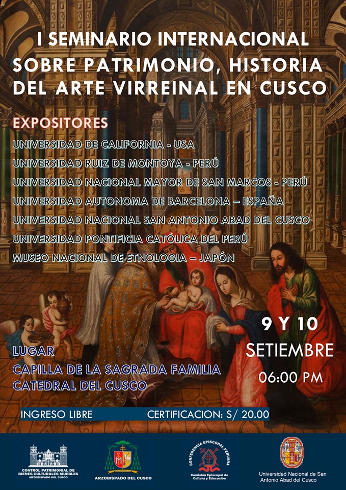 I Seminario Internacional Sobre Patrimonio E Historia Del Arte